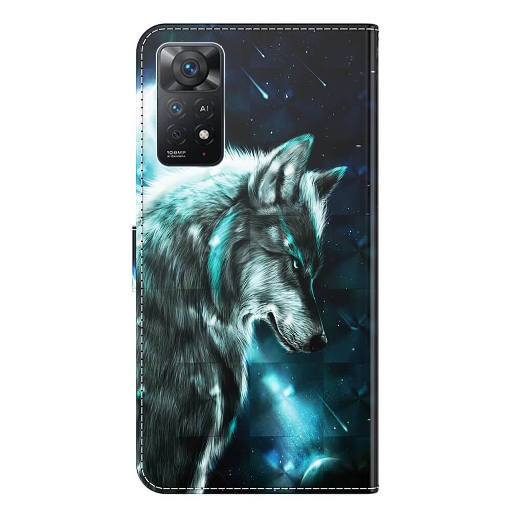Xiaomi Redmi Note 11 Pro / 12 Pro - case glitter effect Wolf