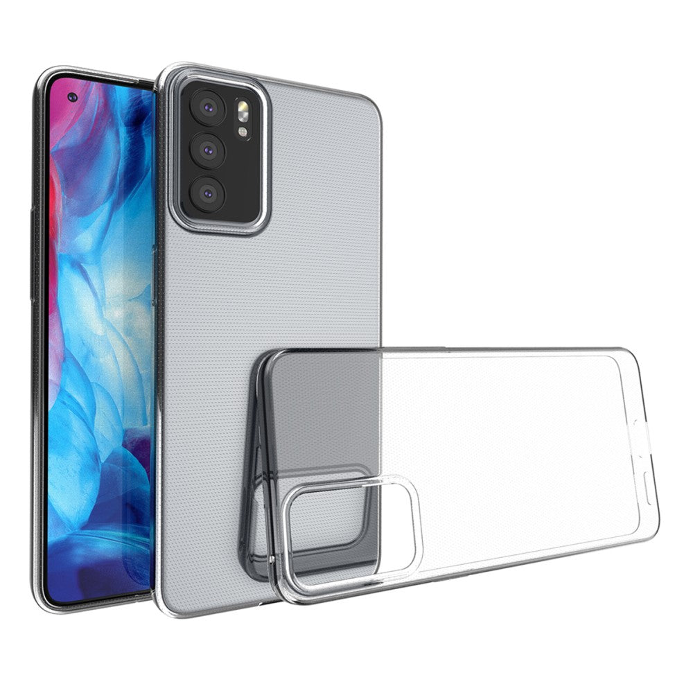 OPPO Reno6 - Silikon Case Hülle transparent