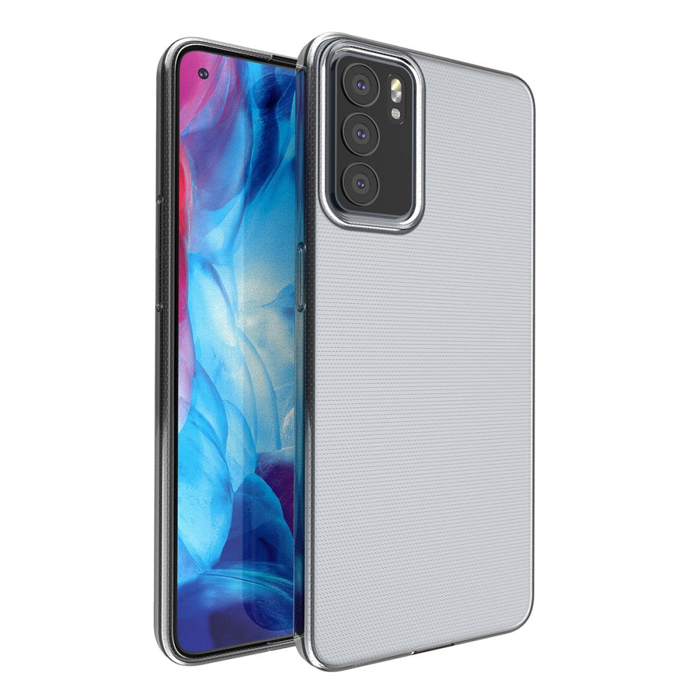 OPPO Reno6 - Silikon Case Hülle transparent