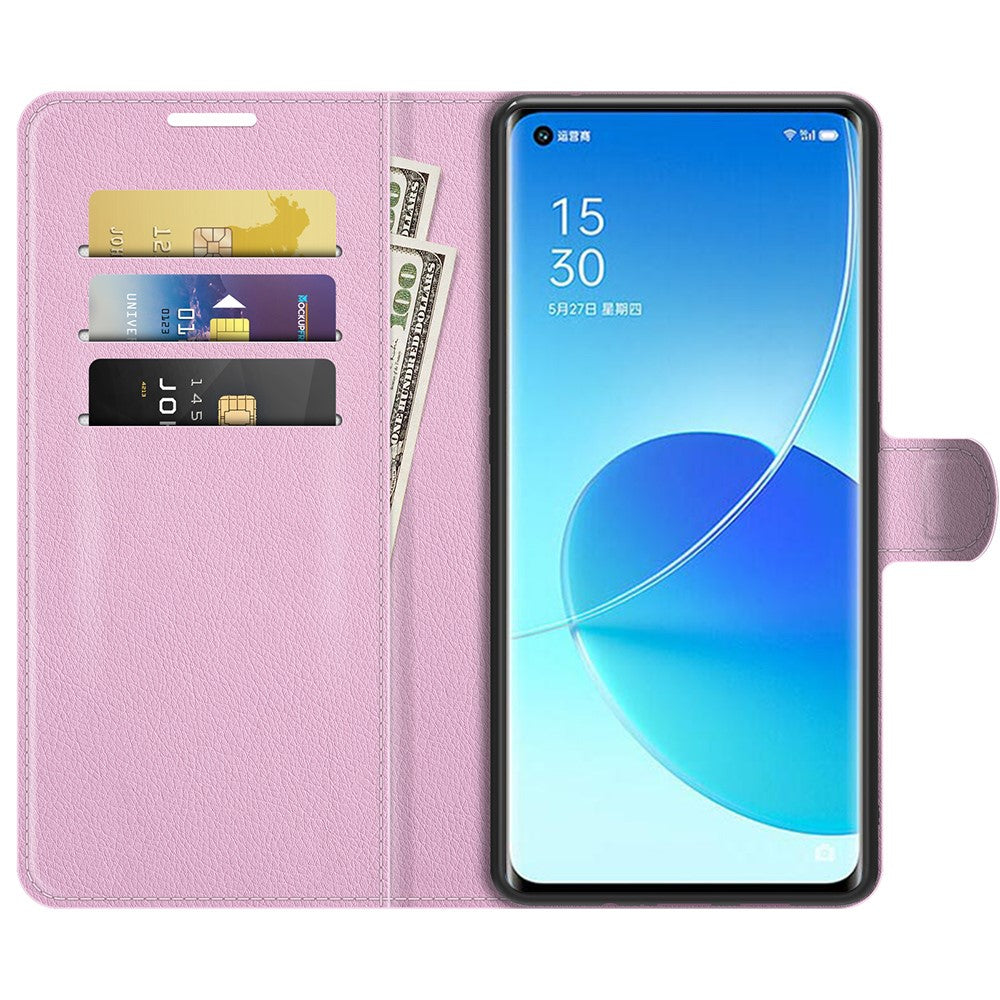 OPPO Reno6 Pro - Leder Etui Hülle