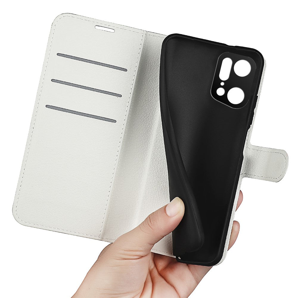 Oppo Find X5 Pro - Leather Case Cover