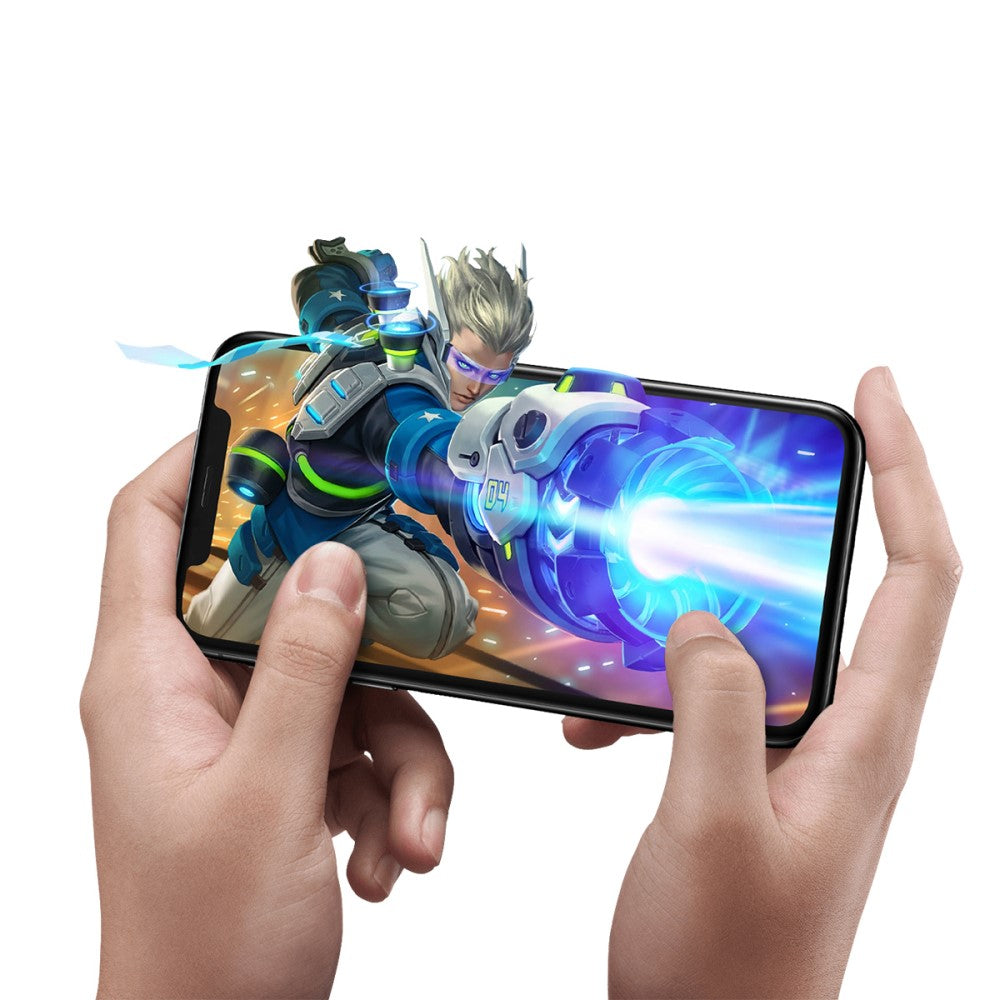 iPhone Xs Max  - BASEUS Panzerglas Front und Back Schutzfolie transparent