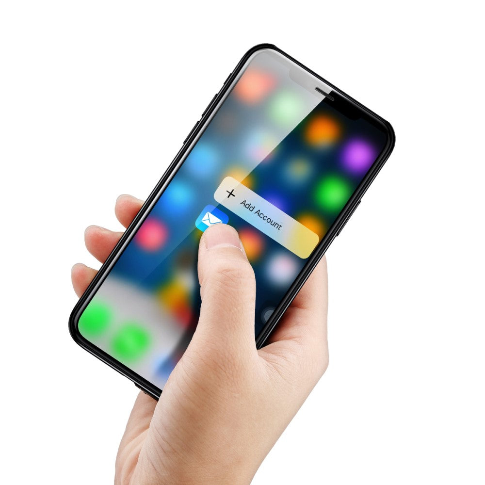 iPhone Xs Max  - BASEUS Panzerglas Front und Back Schutzfolie transparent