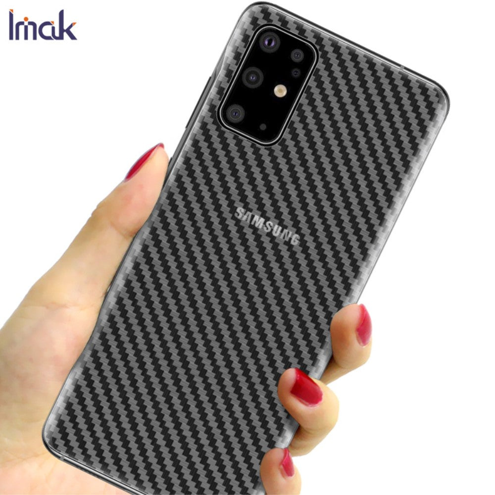 Galaxy S20+ Plus - IMAK PVC Rücken Schutzfolie Carbon Look