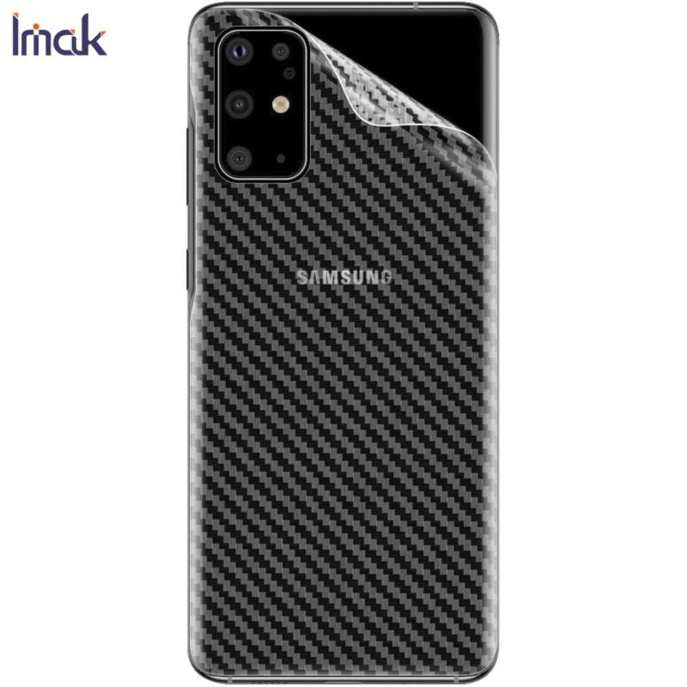 Galaxy S20+ Plus - IMAK PVC Rücken Schutzfolie Carbon Look