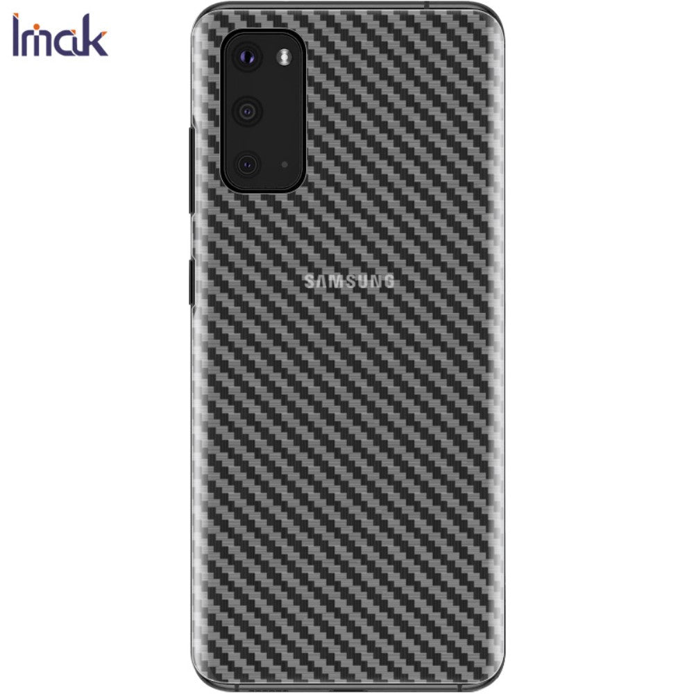 Galaxy S20 - IMAK PVC Rücken Schutzfolie Carbon Look
