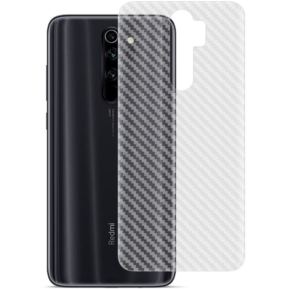 Xiaomi Redmi Note 8 Pro - IMAK PVC Rücken Schutzfolie Carbon Look