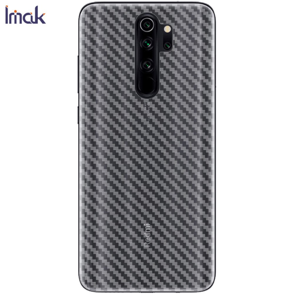 Xiaomi Redmi Note 8 Pro - IMAK PVC Rücken Schutzfolie Carbon Look