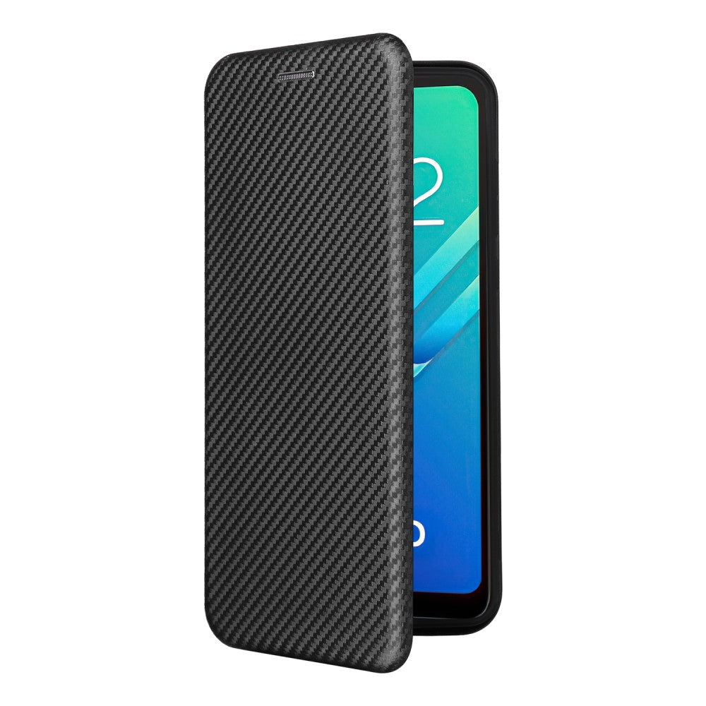 Wiko Y82 - Carbon Look Flip Case Hülle