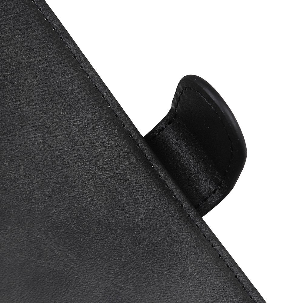 Nokia G10 / G20 - Leder Etui Hülle schwarz