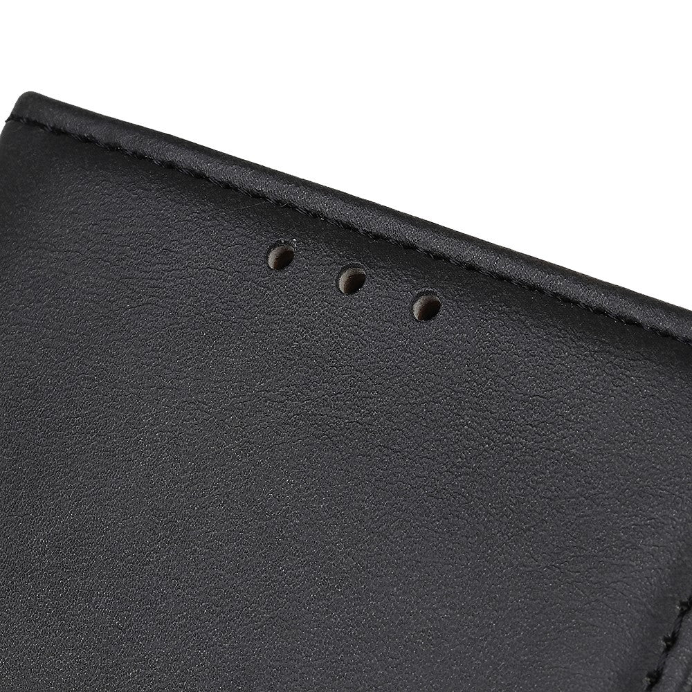 Nokia G10 / G20 - Leder Etui Hülle schwarz