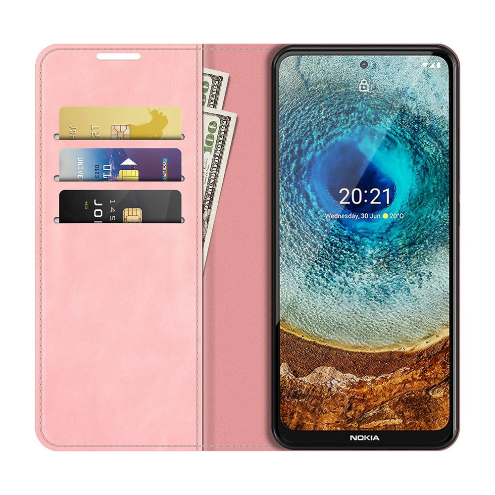 Nokia X20 - Seidige Stand Flip Case Hülle