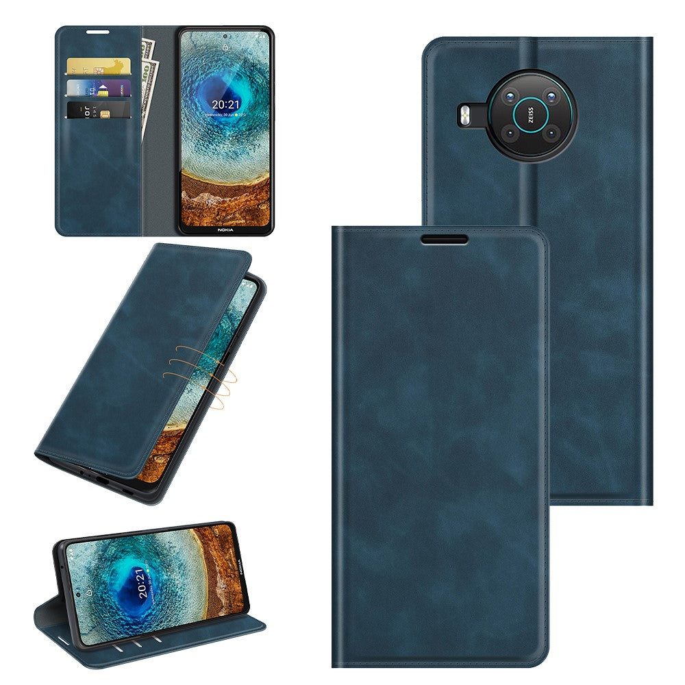 Nokia X20 - Seidige Stand Flip Case Hülle