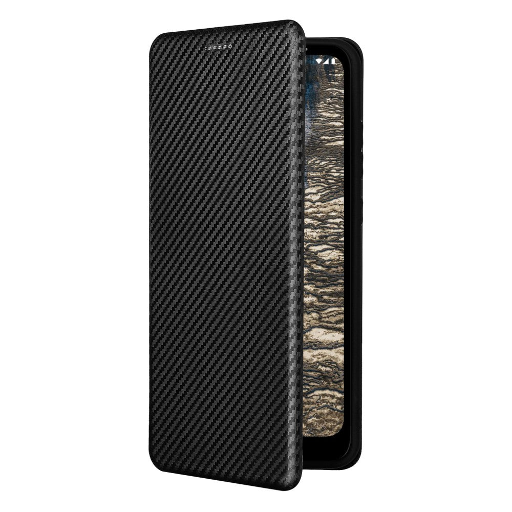 Nokia C20 - Carbon Look Flip Case Hülle