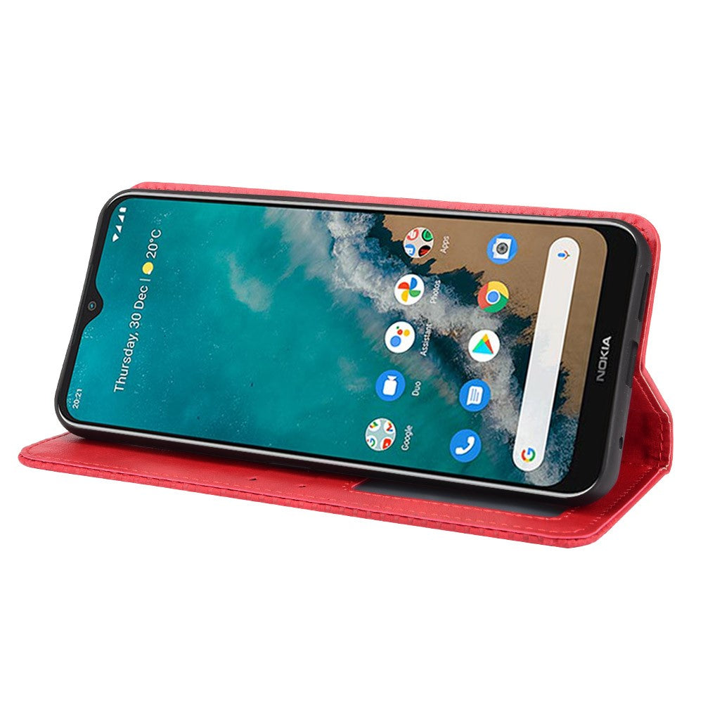 Nokia G50 - Stand Flip Case Cover marrone