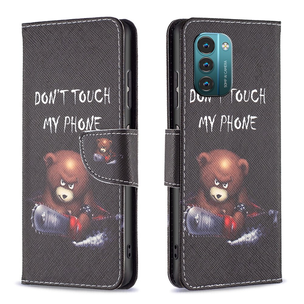 Nokia G11 / G21 - Leder Hülle Don't Touch