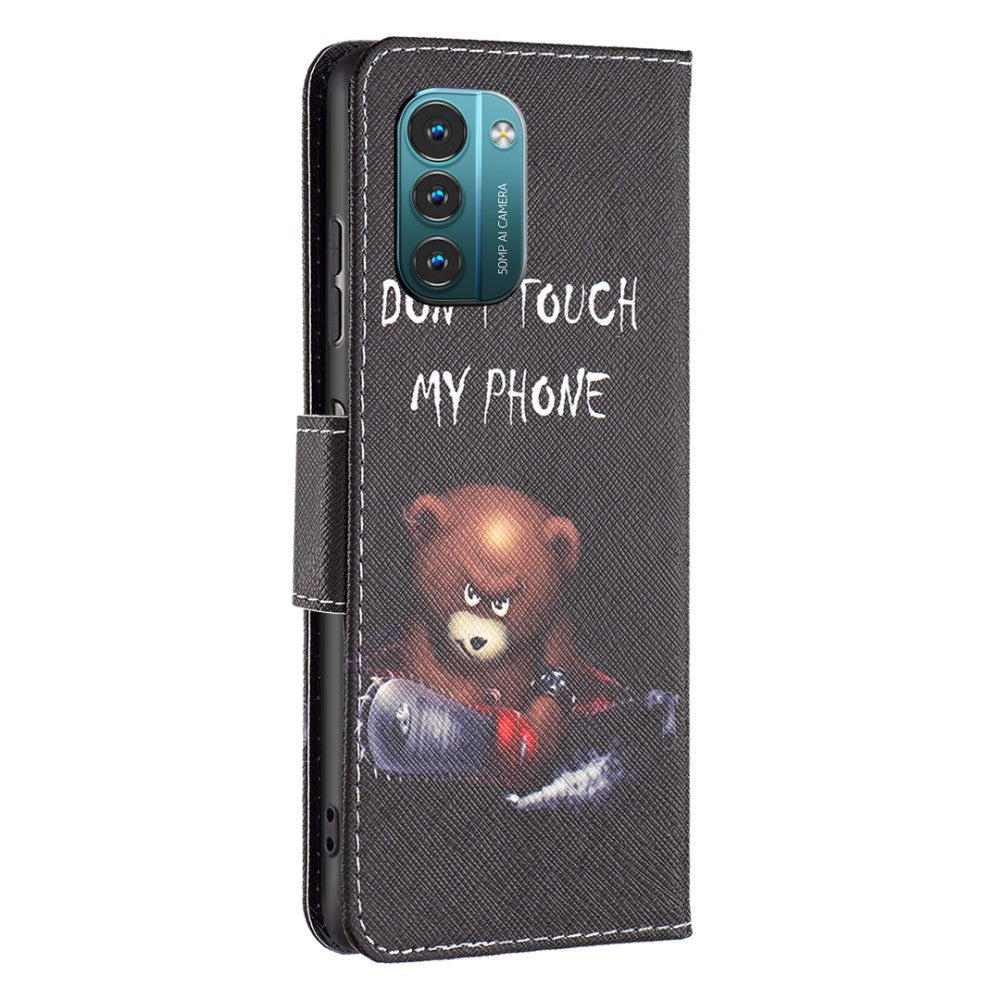 Nokia G11 / G21 - Leder Hülle Don't Touch