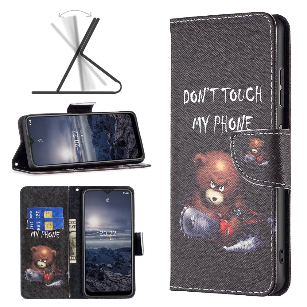 Nokia G11 / G21 - Leder Hülle Don't Touch