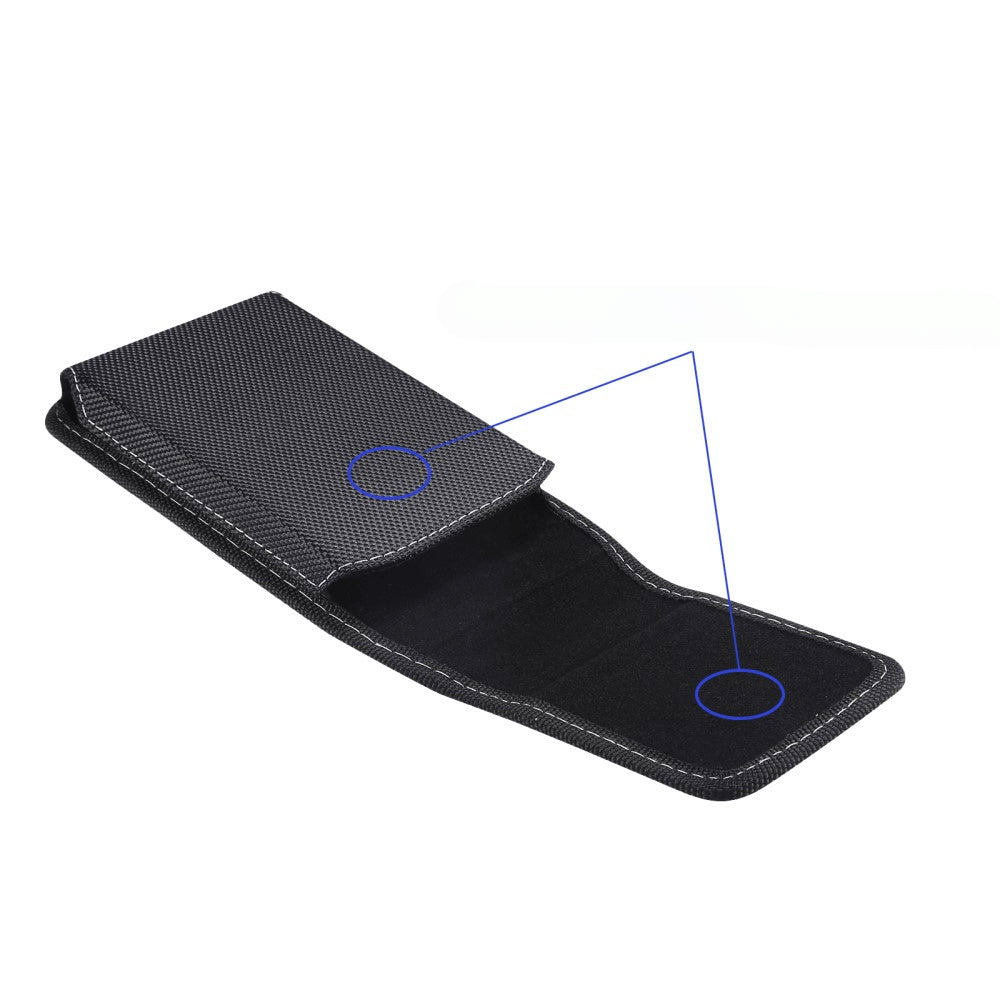 Vertikale Oxford Gurttasche mit Clip 16.2cm / L