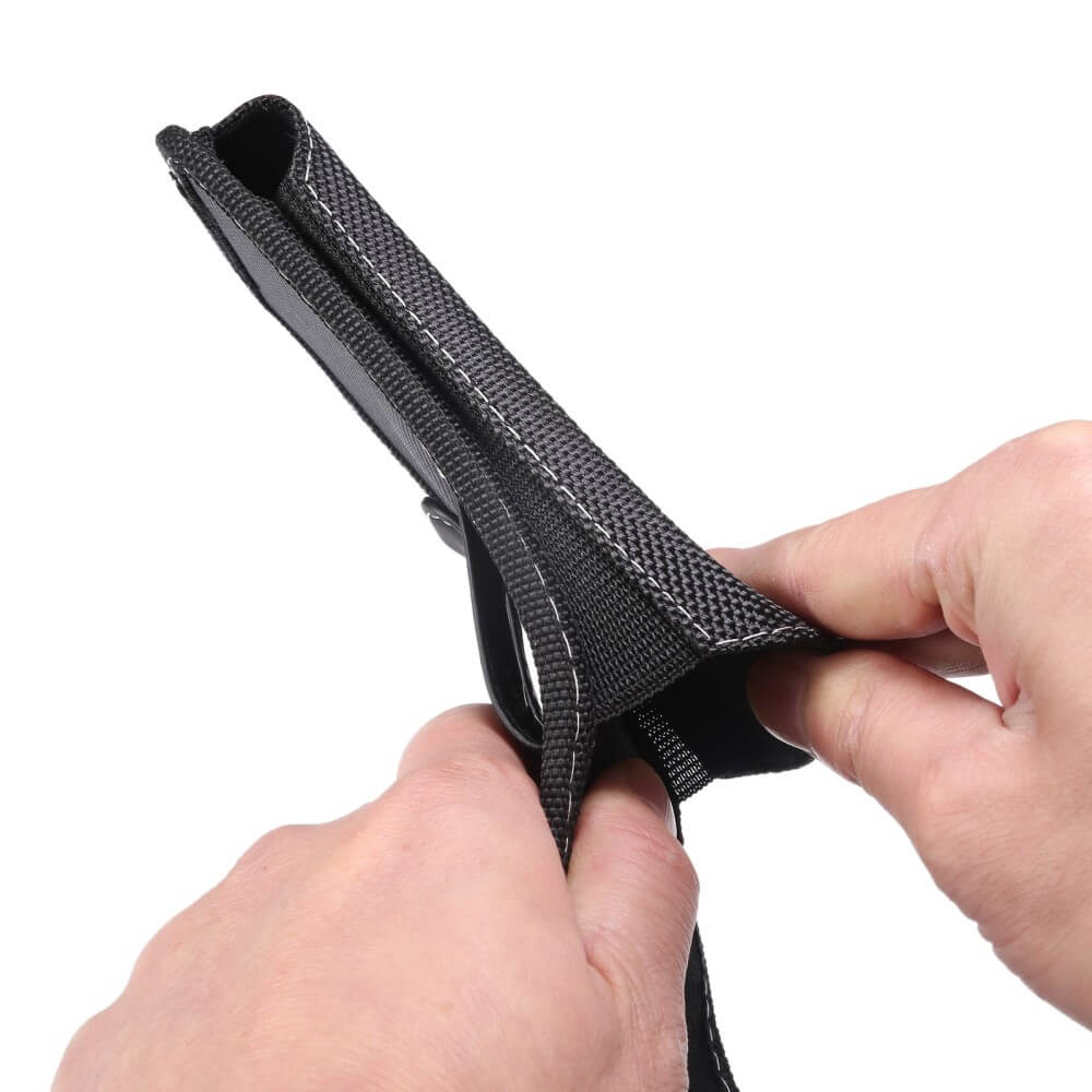 Vertikale Oxford Gurttasche mit Clip 17cm / XL