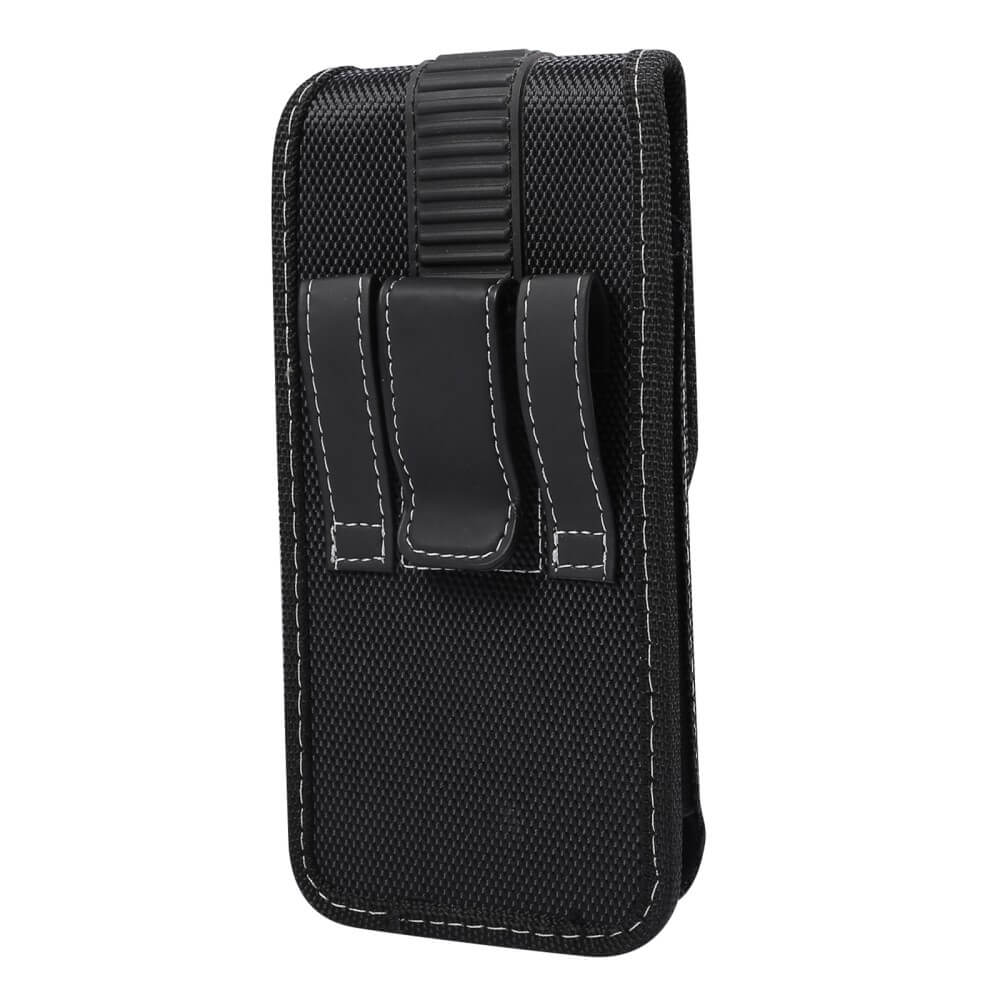 Vertikale Oxford Gurttasche mit Clip 17cm / XL