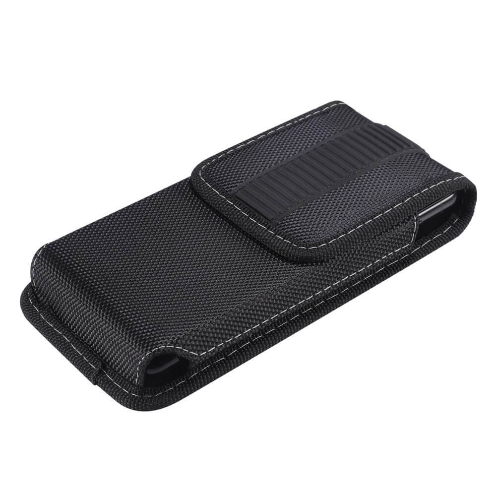 Vertikale Oxford Gurttasche mit Clip 17cm / XL