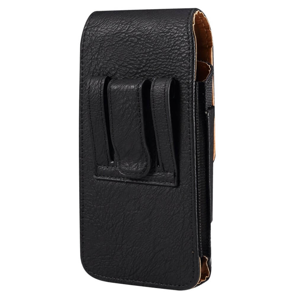 Nylon - cuir sacoche ceinture avec porte carte noir / L