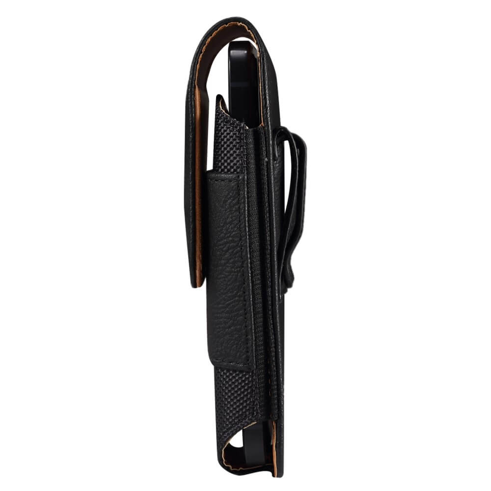 Nylon - cuir sacoche ceinture avec porte carte noir / L