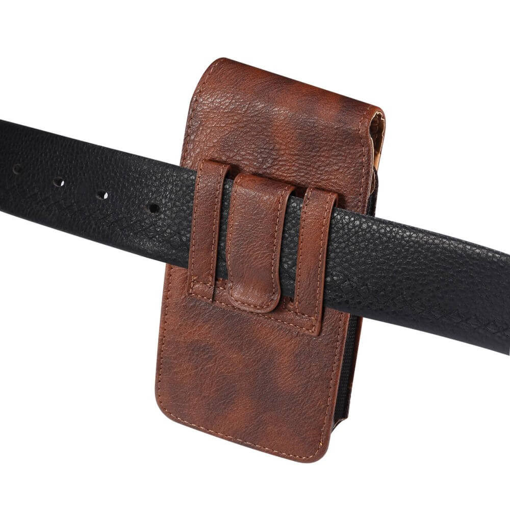 Nylon - cuir sacoche ceinture avec porte carte noir / L