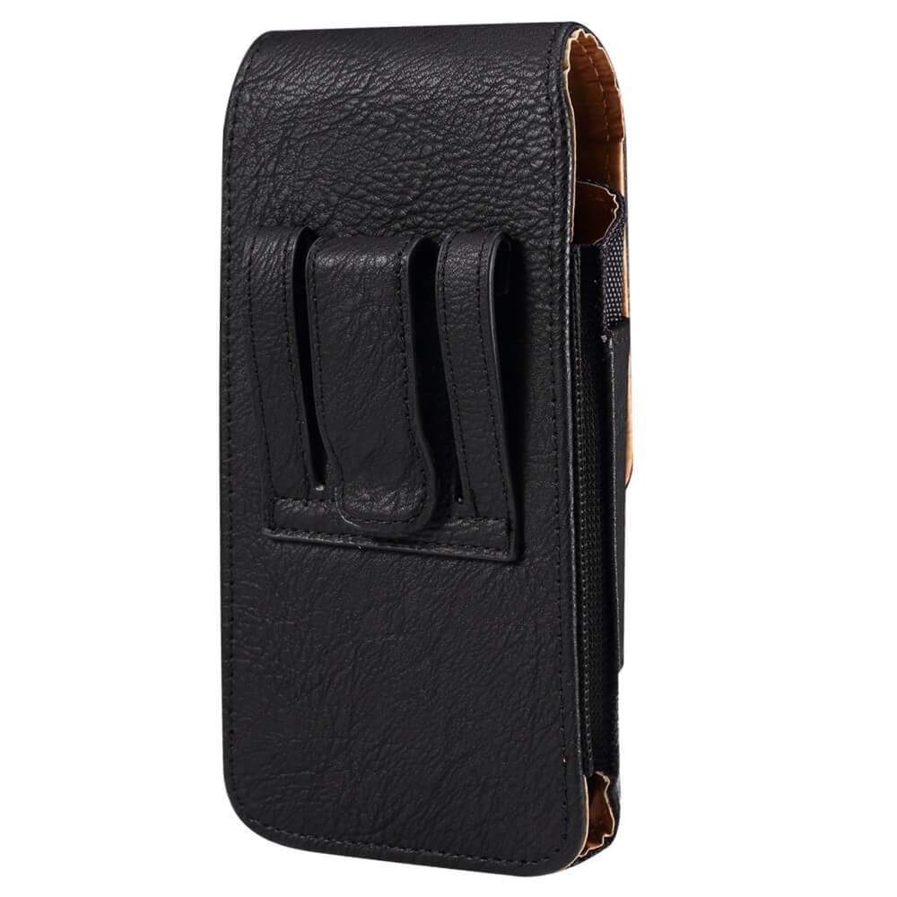 Nylon - leather belt bag with card pocket black / XL
