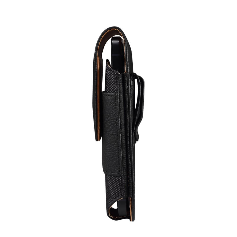Nylon - leather belt bag with card pocket black / XL