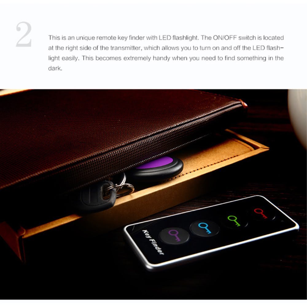 Schlüsselfinder Key Finder mit 4 Empfängern