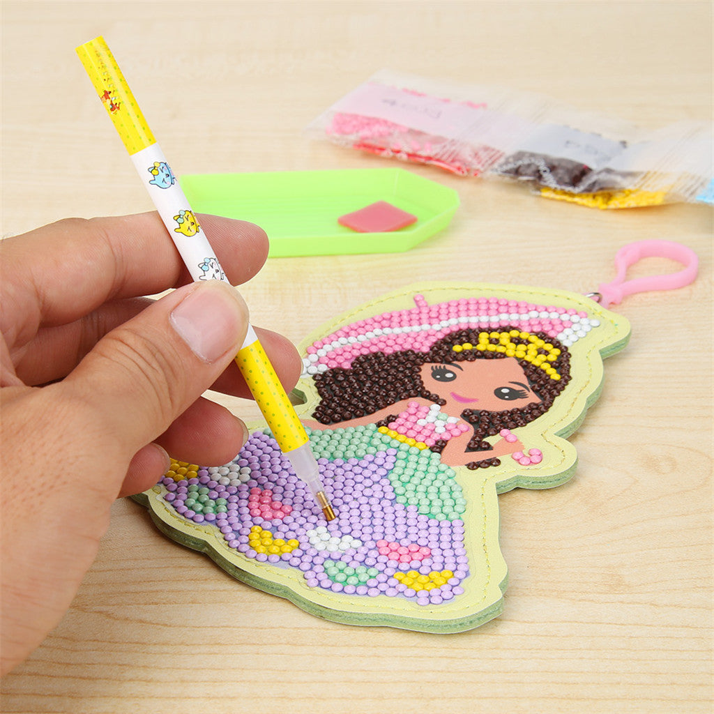 Diy Kit De Bricolage Paillettes Strass Pendentif