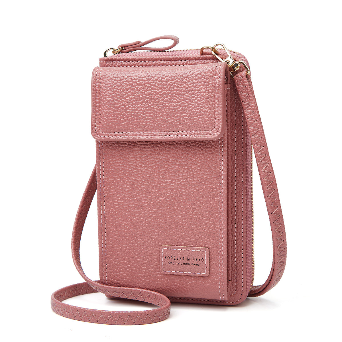 Shoulder Wallet With Smartphone Pocket