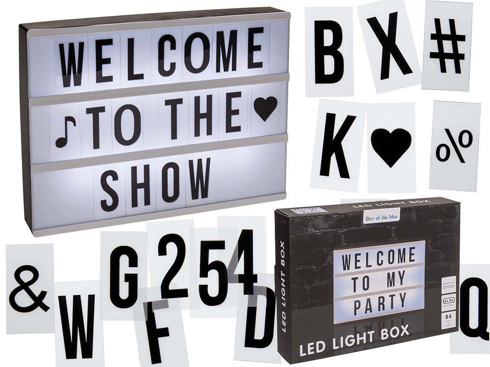 Beleuchtete Anzeigetafel LED Light Box