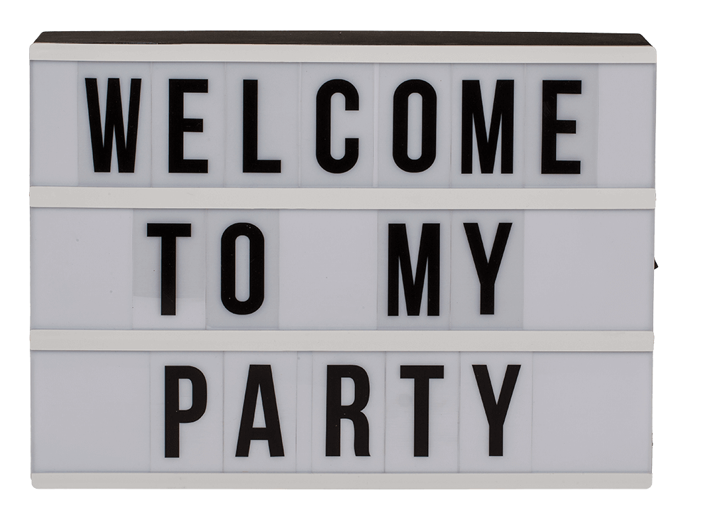 Beleuchtete Anzeigetafel LED Light Box