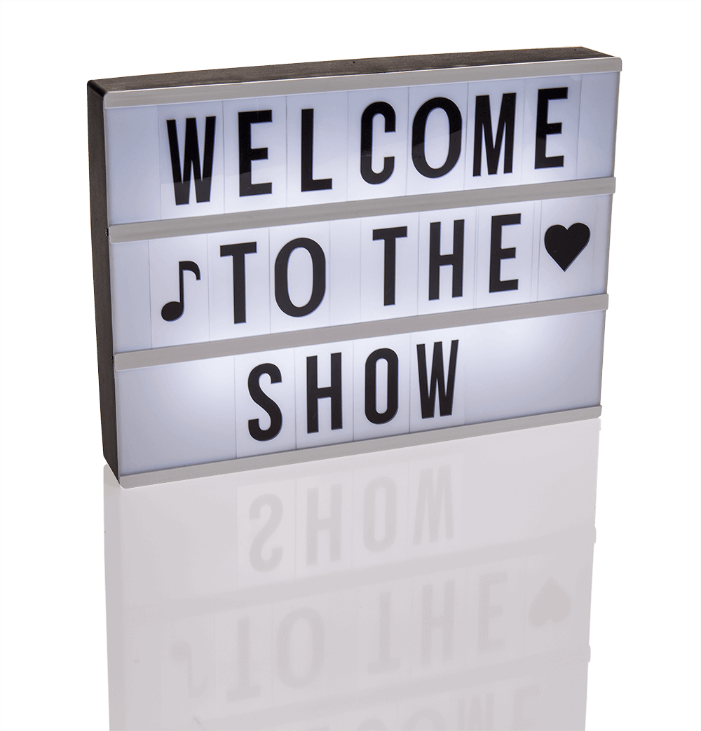 Beleuchtete Anzeigetafel LED Light Box