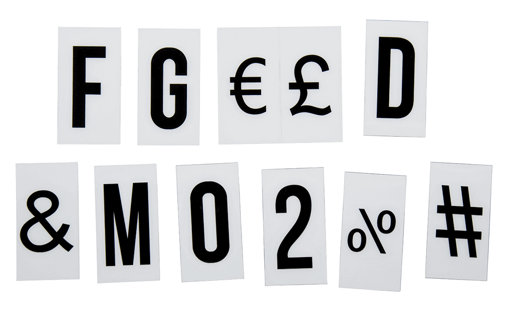 Beleuchtete Anzeigetafel LED Light Box