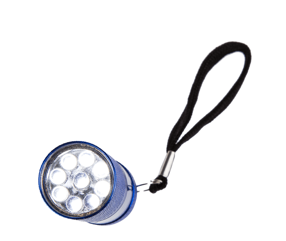 Schlüsselanhänger Taschenlampe