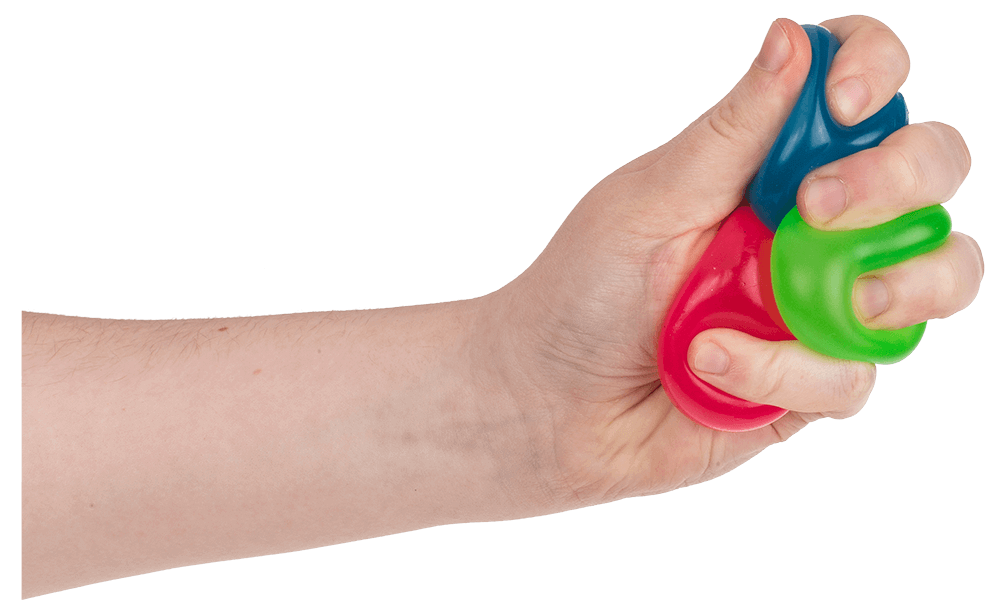 4-er Set Antistress Ball mini Glow in der Dark