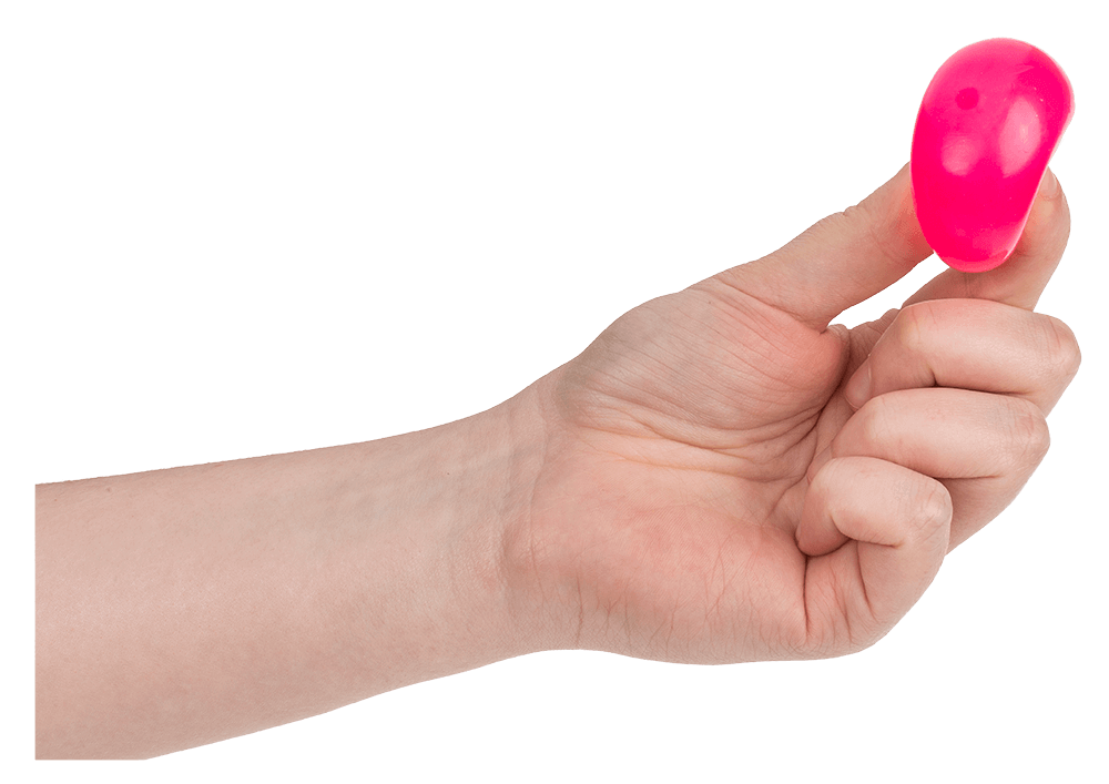 4-er Set Antistress Ball mini Glow in der Dark