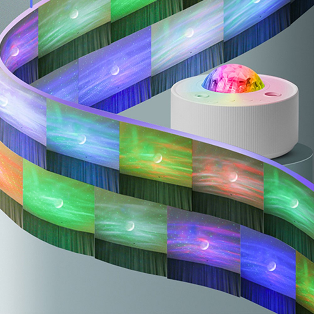 LED Nordlicht Mondlicht Projektionslampe