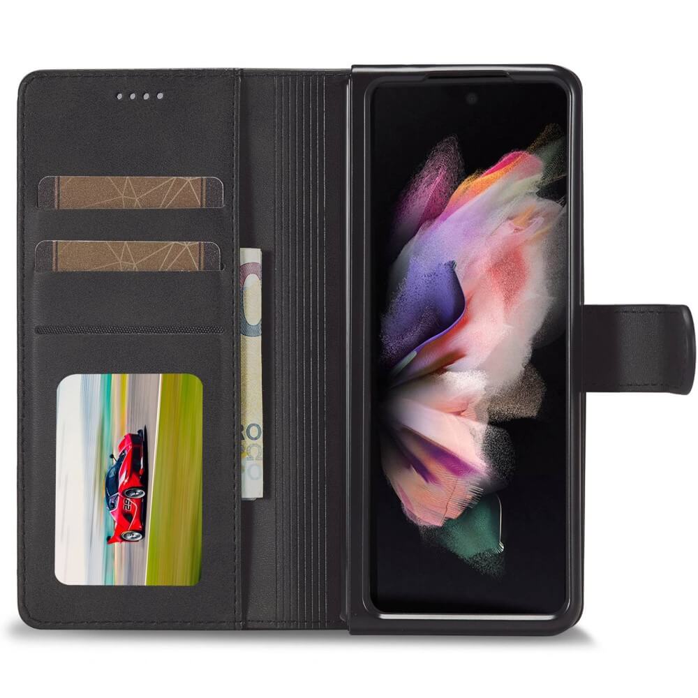 Galaxy Z Fold4 5G - Leather Case Cover