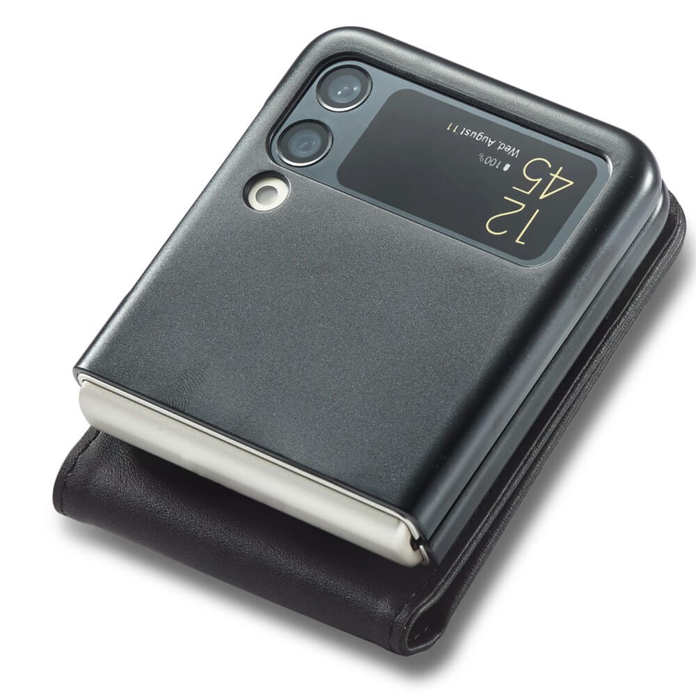 Galaxy Z Flip4 5G - Custodia protettiva pieghevole nera