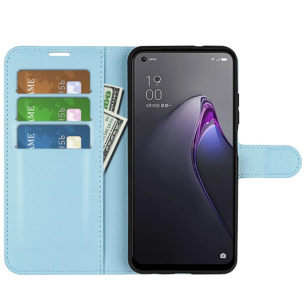 OPPO Reno8 - Leder Etui Hülle