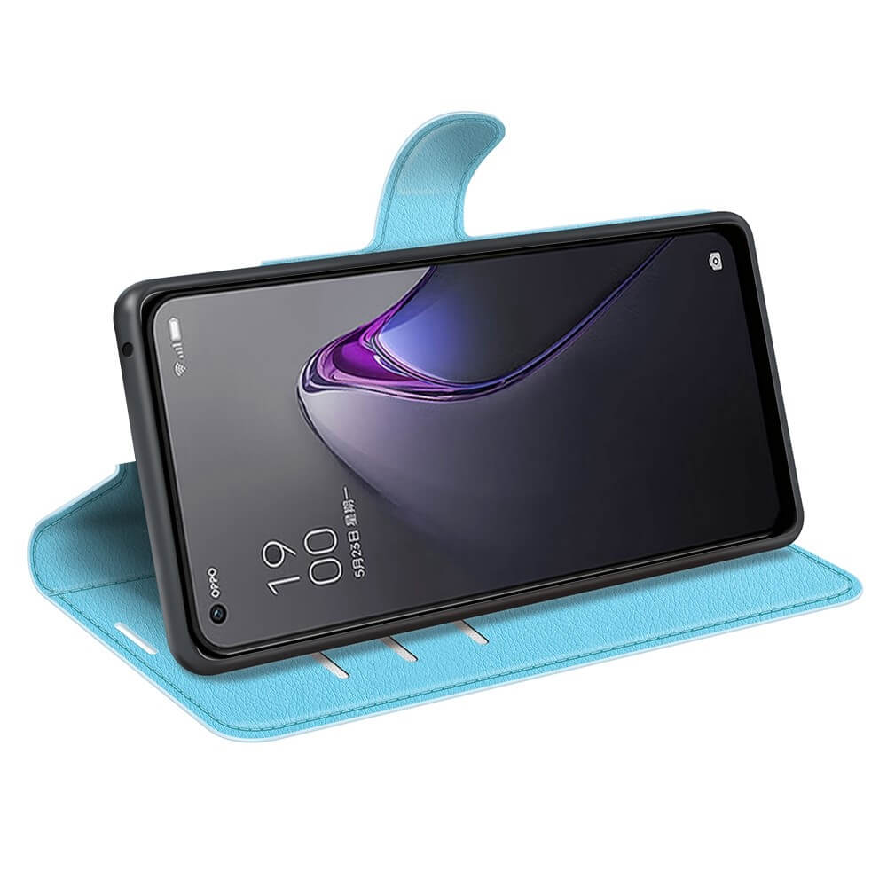OPPO Reno8 - Leder Etui Hülle
