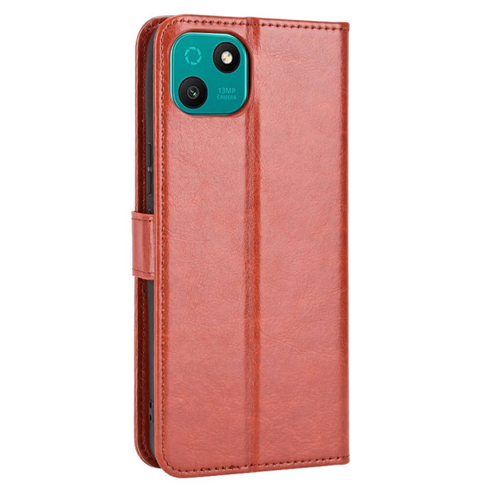 Wiko T10 - Leder Etui Hülle