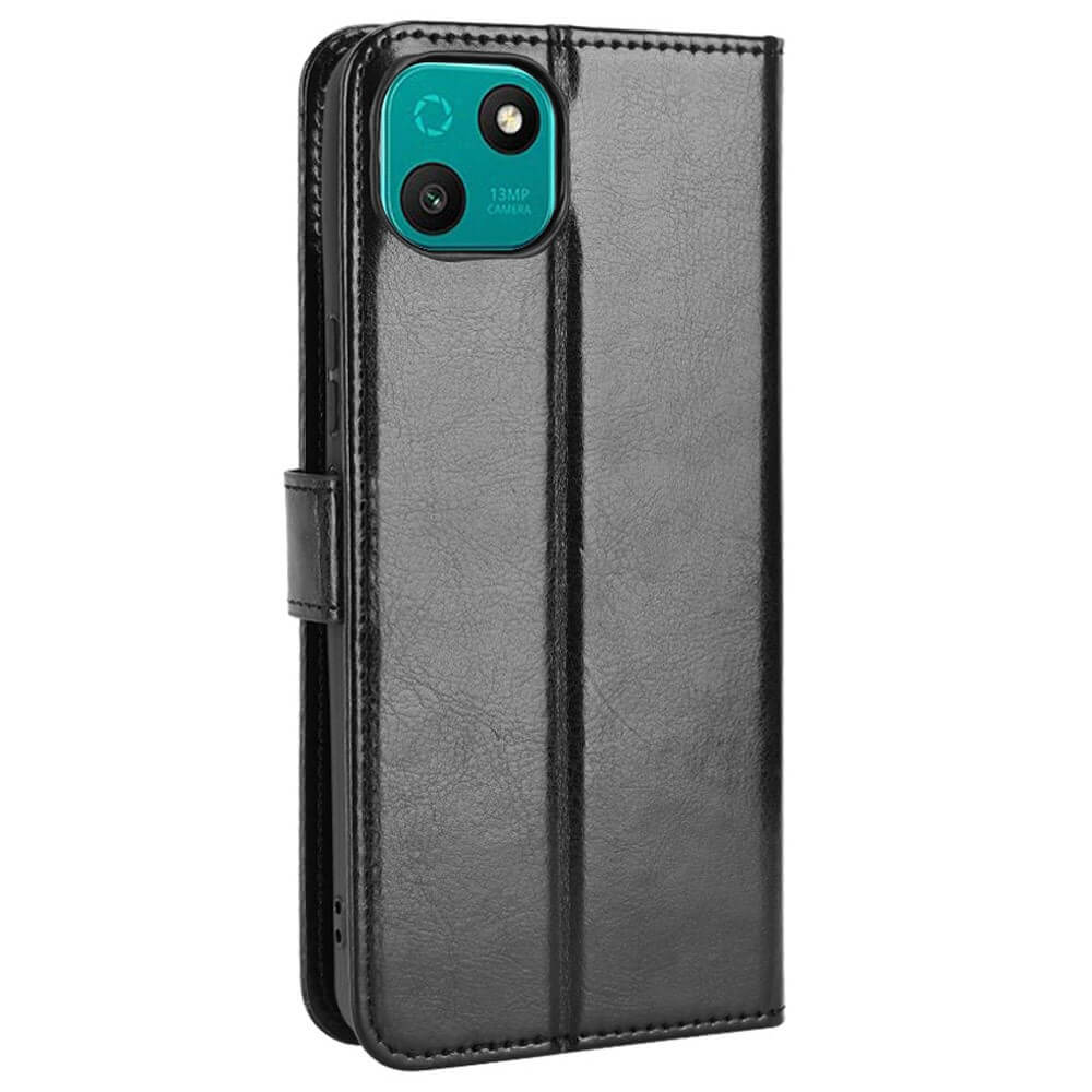 Wiko T10 - Leder Etui Hülle
