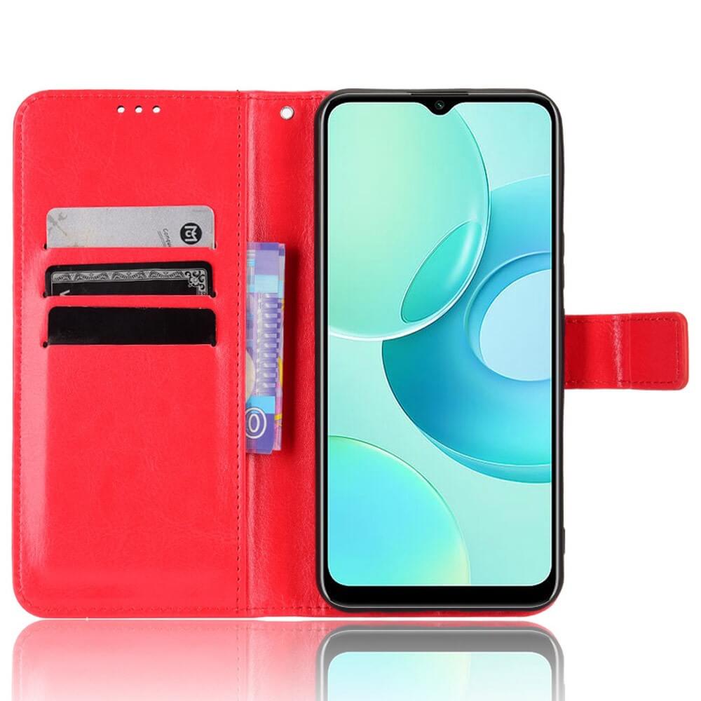 Wiko T10 - Leder Etui Hülle