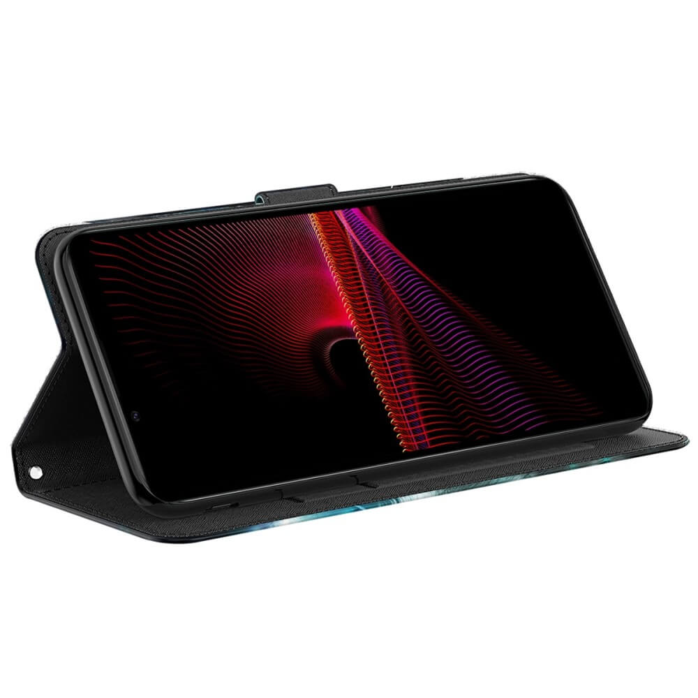 Sony Xperia 1 IV - Etui Hülle Glitzer Effekt